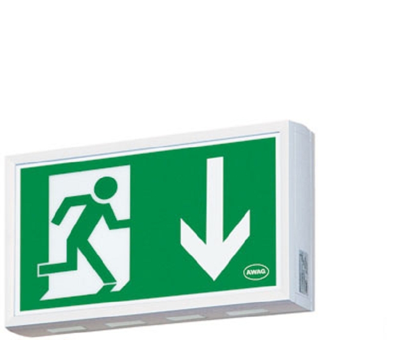 Profilnotleuchte, ABS-Gehäuse, für Deckenmontage inkl. Seil - Foppa AG