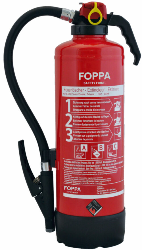 Pulverlöscher FOPPA P12A