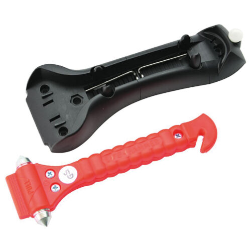 Notfallhammer Safety-Hammer mit integriertem Gurtschneider - Foppa AG
