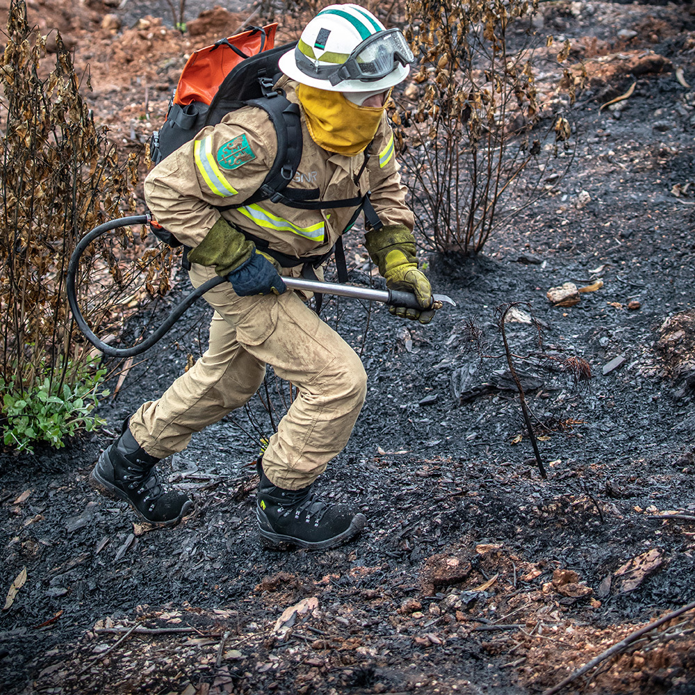 Feuerwehrstiefel HAIX MISOULLA 2.0 zur Waldbrandbekämpfung