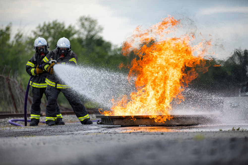 Modulares Feuerlösch-Trainingssystem LARGE PROPS von LION