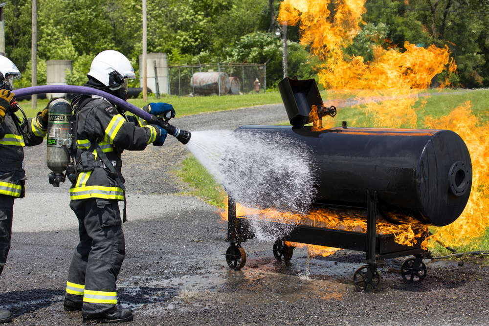 Modulares Feuerlösch-Trainingssystem LARGE PROPS von LION