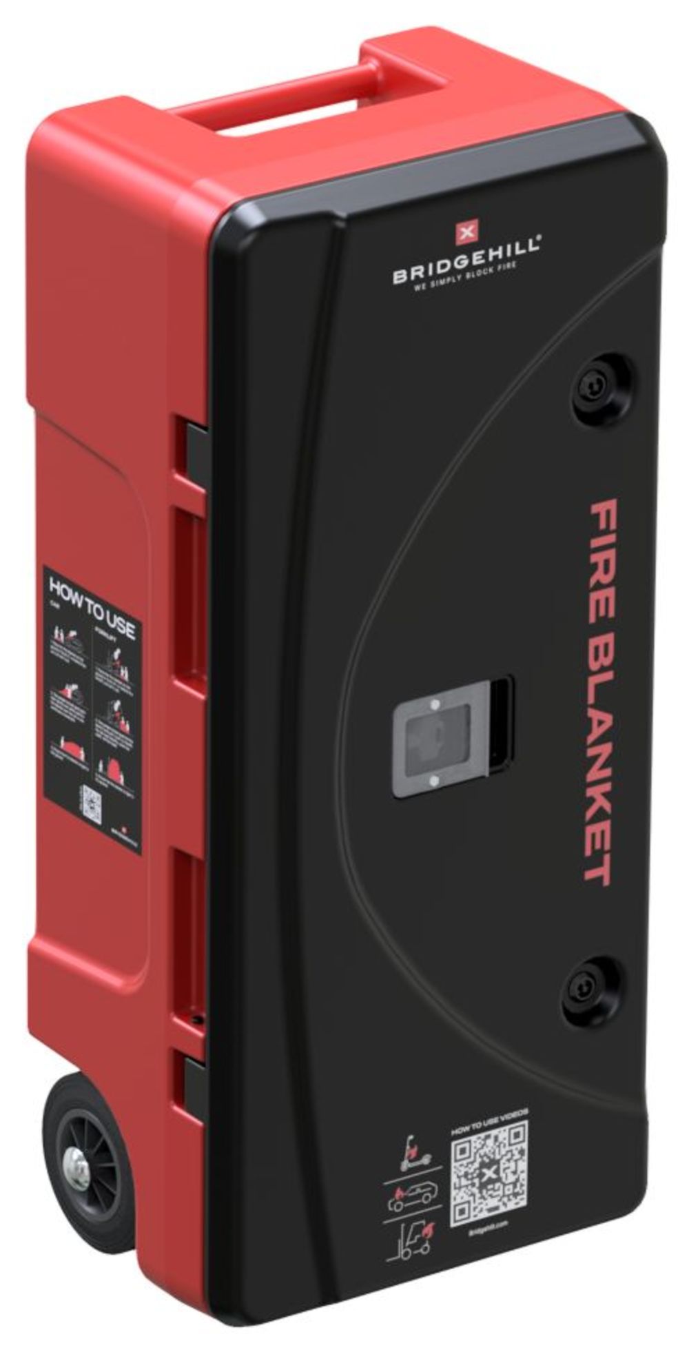 Mobile-/Stationäre Aufbewahrungsbox für Feuerlöschdecken Bridgehill Mobile-/Stationäre Aufbewahrungsbox für Feuerlöschdecken Bridgehill