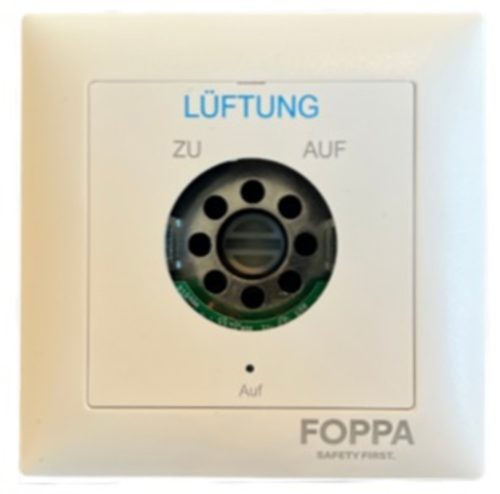 Lüftungs- Schlüsseltaster EDIZIO mit 1 LED Lüftungs- Schlüsseltaster EDIZIO mit 1 LED