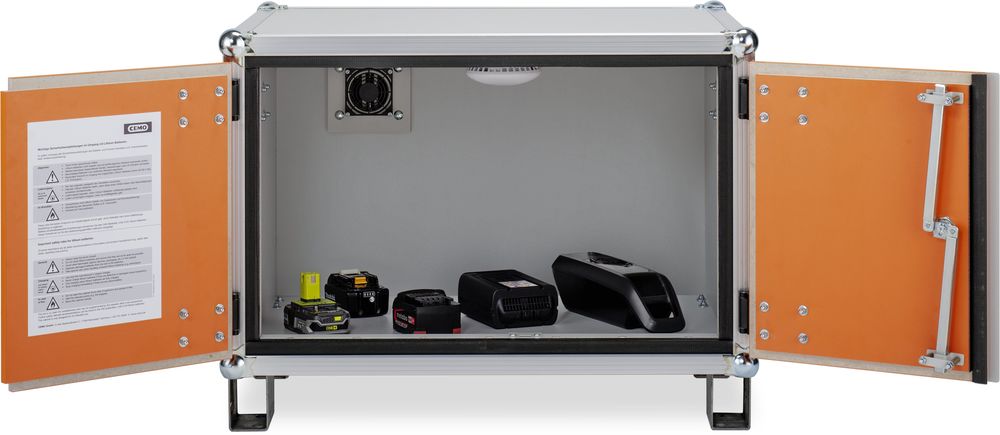 Akku-Lagerschrank mit Ladefunktion CEMO lockEX - 8/5