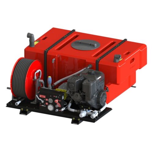 Löschmodul SKID-UNIT mit Kolbenpumpe 42 l/min by VALLFIREST - 500 l Kunststofftank