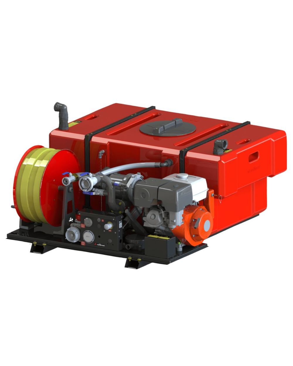 Löschmodul SKID-UNIT mit Zentrifugalpumpe 270 l/min by VALLFIREST – 600 l Kunststofftank Löschmodul SKID-UNIT mit Zentrifugalpumpe 270 l/min by VALLFIREST - 600 l Kunststofftank