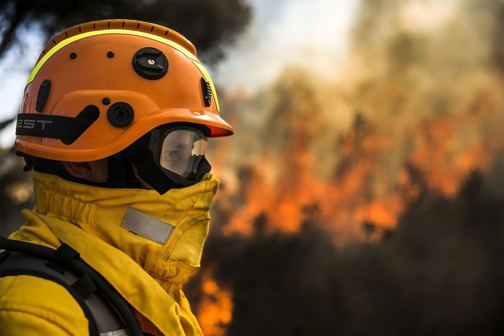 Schutzbrille VFT1 zu Waldbrandhelm VALLFIREST